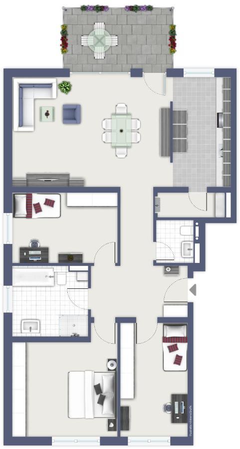 Apartwehr Business&Ferien Apartment Rot المظهر الخارجي الصورة